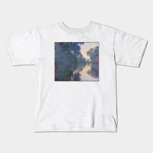 Morning on the Seine near Giverny Kids T-Shirt